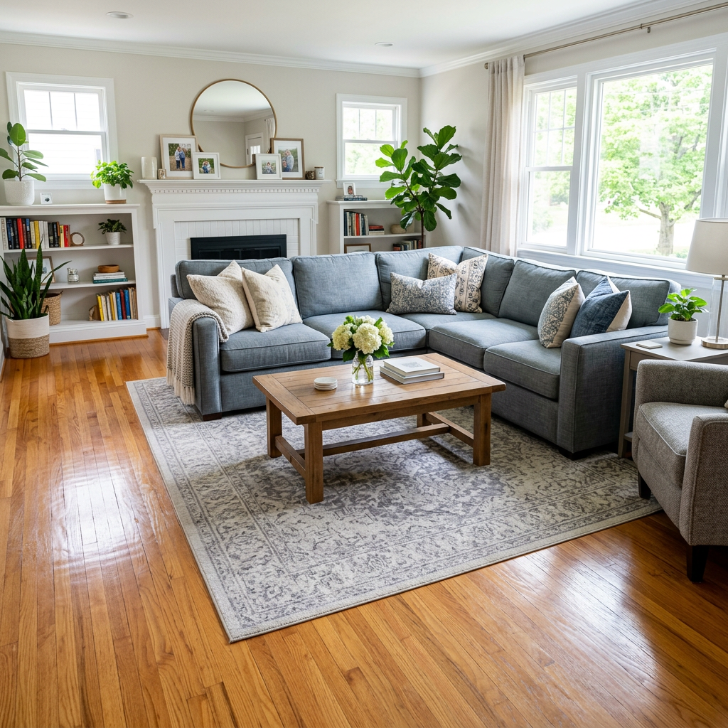 recurring clean tulsa living room