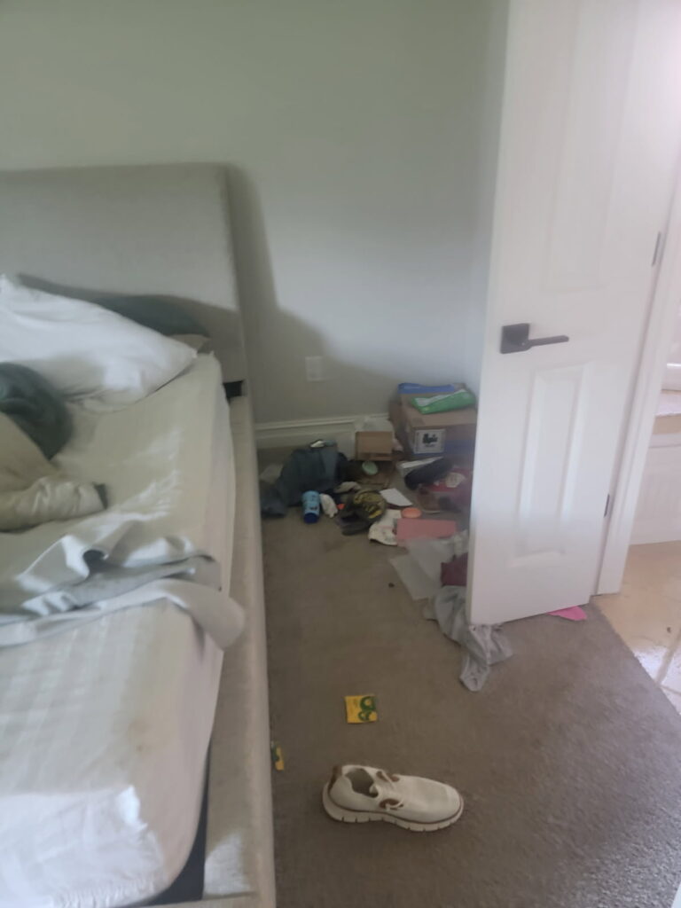 Bri Messy bedroom
