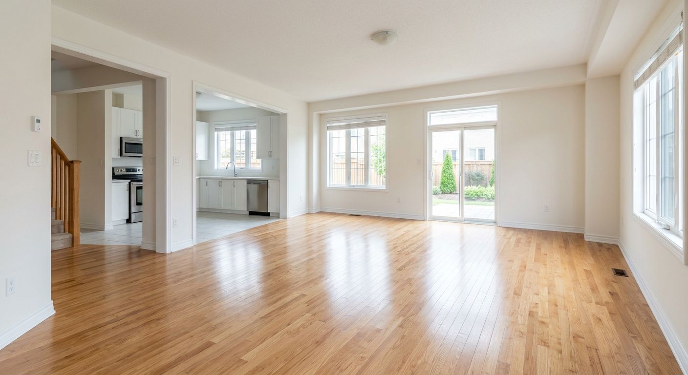 Freshly cleaned empty home in Owasso, OK after professional move-in and move-out cleaning service.