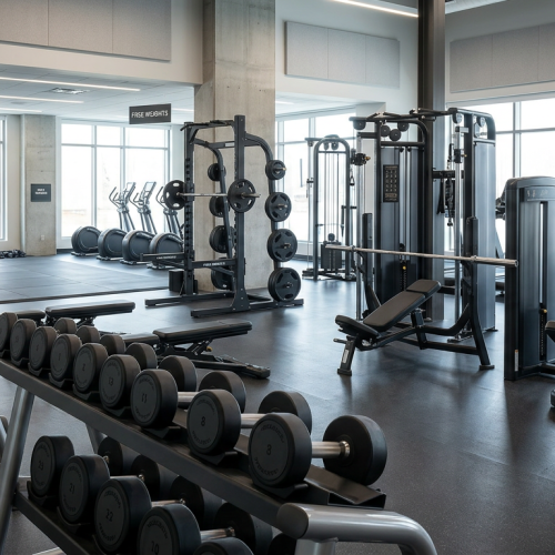 commercial clean gym