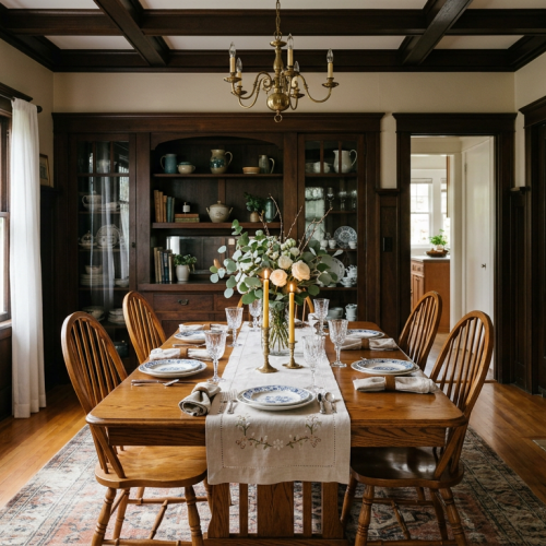 clean dining room from house cleaning services in sapulpa oklahoma